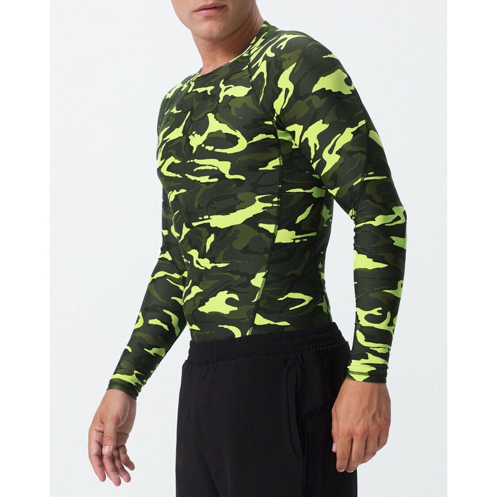 HPE Performance Small CAMO Combat Compression Long Sleeve Top Shirt Men NWT N61